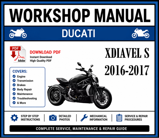 Workshop Manual [Ducati xDiavel S] 2016-2017