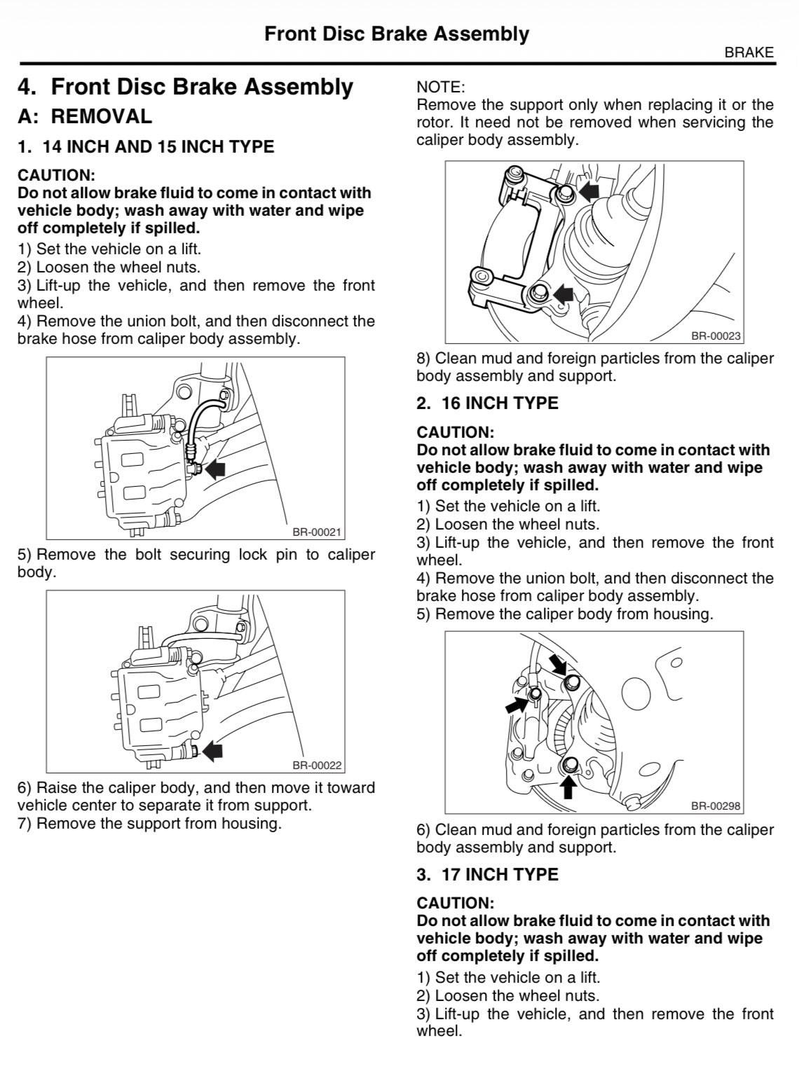 Workshop Manual [Subaru Impreza WRX STI] 2000-2008