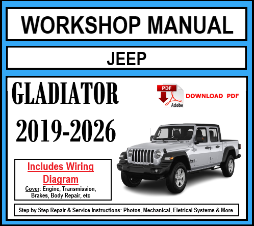 Workshop Manual [Jeep Gladiator] 2019-2026
