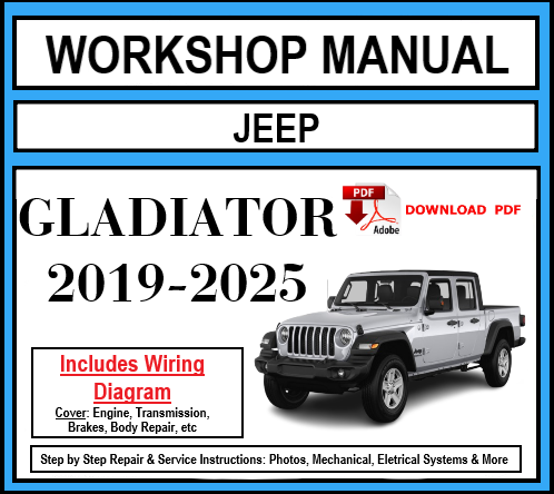 Workshop Manual [Jeep Gladiator] 2019-2025
