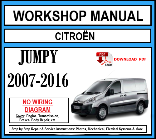 Workshop Manual [Citroën Jumpy] 2007-2016