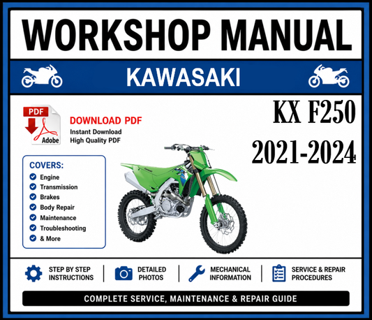 Workshop Manual [Kawasaki KX 250F] 2021-2024