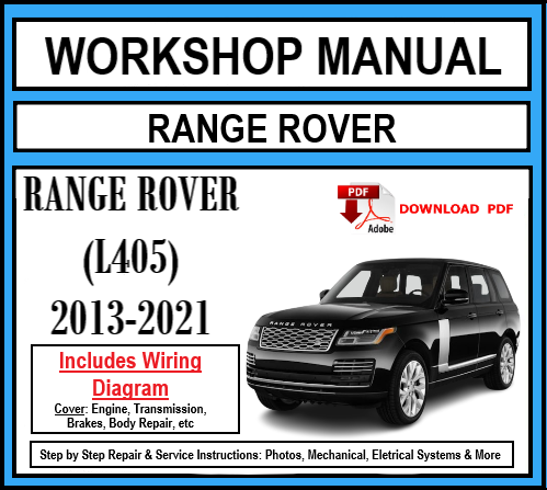 Workshop Manual [Range Rover (L405)] 2013-2021