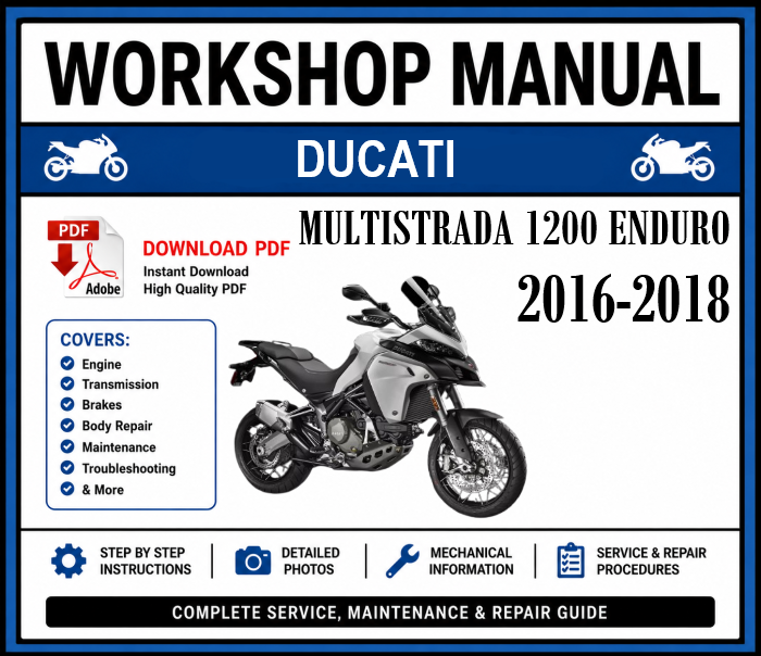 Workshop Manual [Ducati Multistrada 1200 Enduro] 2016-2018