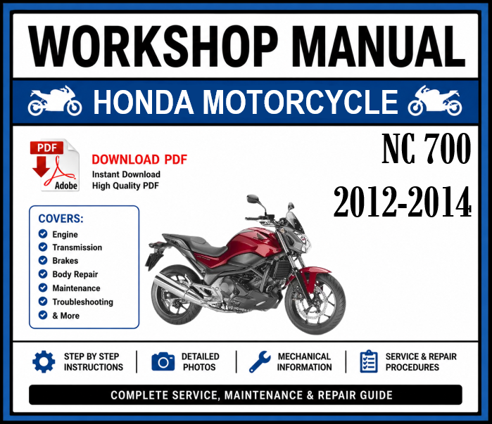 Workshop Manual [Honda NC 700] 2012-2014