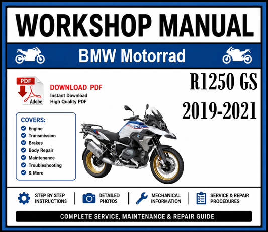 Workshop Manual [BMW R1250 GS] 2019-2021