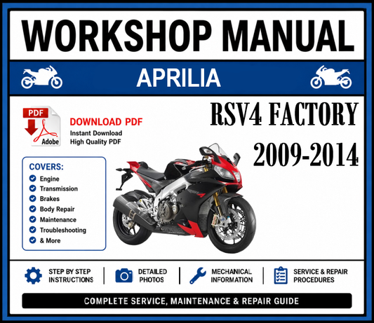 Workshop Manual [Aprilia RSV4 Factory] 2009-2014