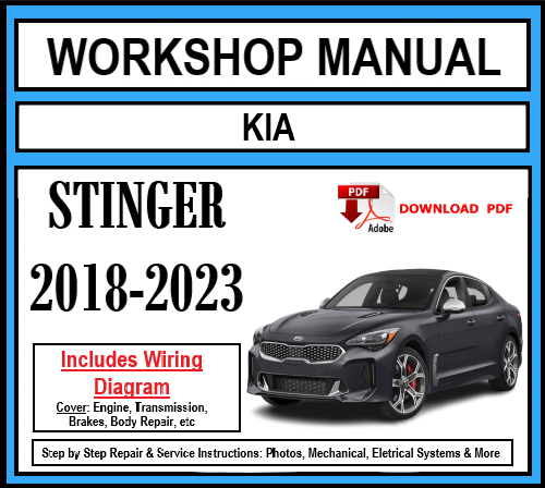 Workshop Manual [Kia Stinger] 2018-2023
