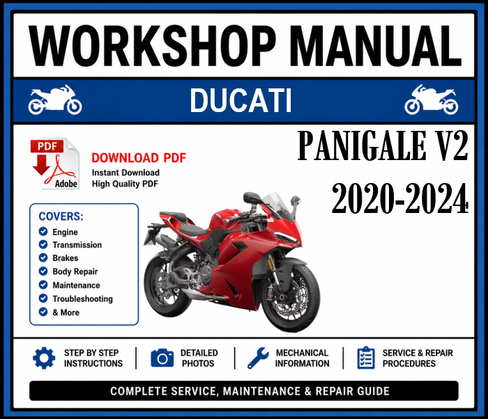 Workshop Manual [Ducati Panigale V2] 2020-2024
