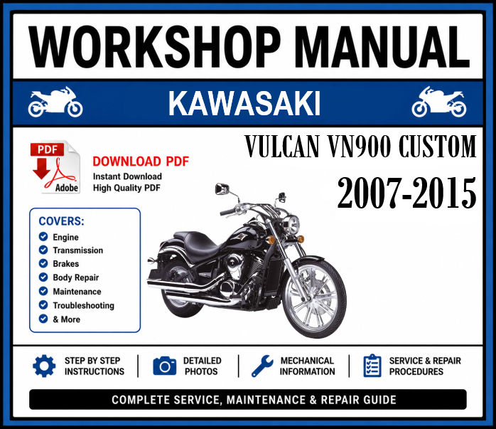 Workshop Manual [Kawasaki Vulcan VN900 Custom] 2007-2015