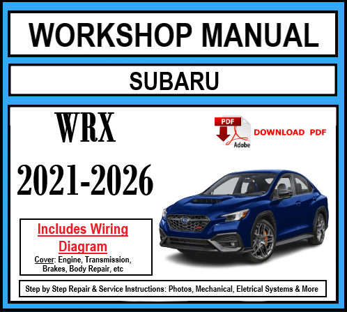 Workshop Manual [Subaru WRX] 2021-2026