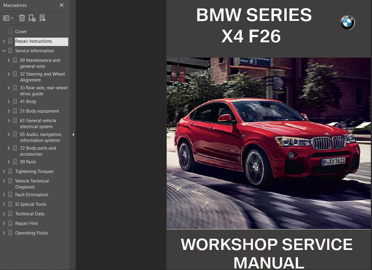 Workshop Manual [BMW X4] 2014-2018