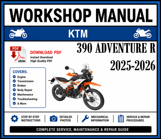 Workshop Manual [KTM 390 Adventure R] 2025-2026