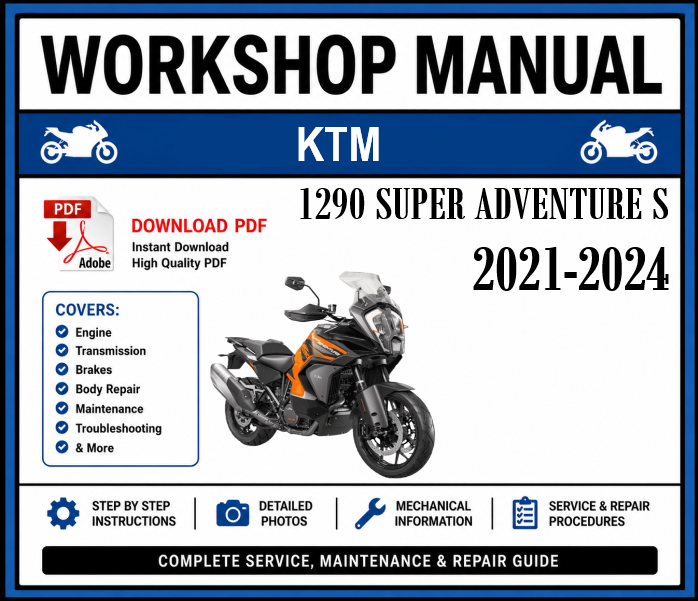 Workshop Manual [KTM 1290 Super Adventure S] 2021-2024