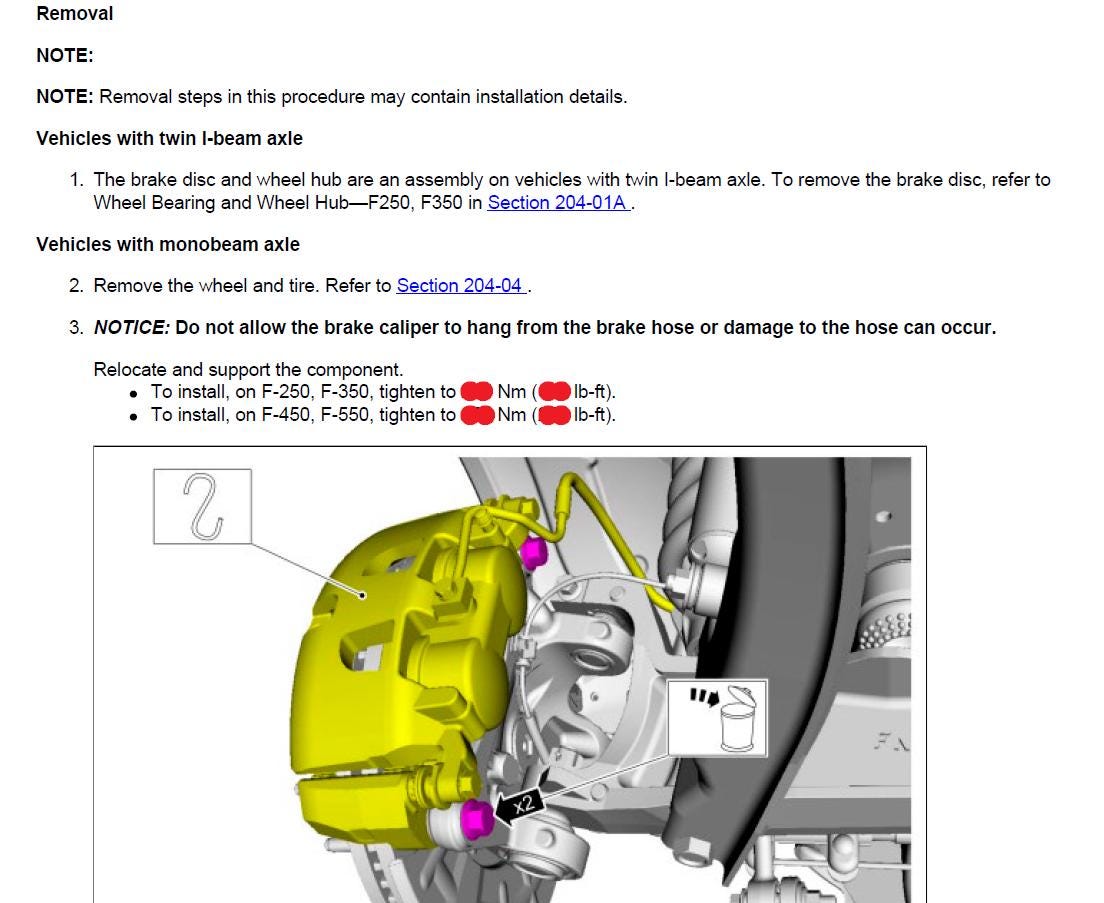Workshop Manual [Ford SuperDuty] (F250/F350/F450/F550) 2006-2011