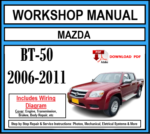 Workshop Manual [Mazda BT-50] 2006-2011