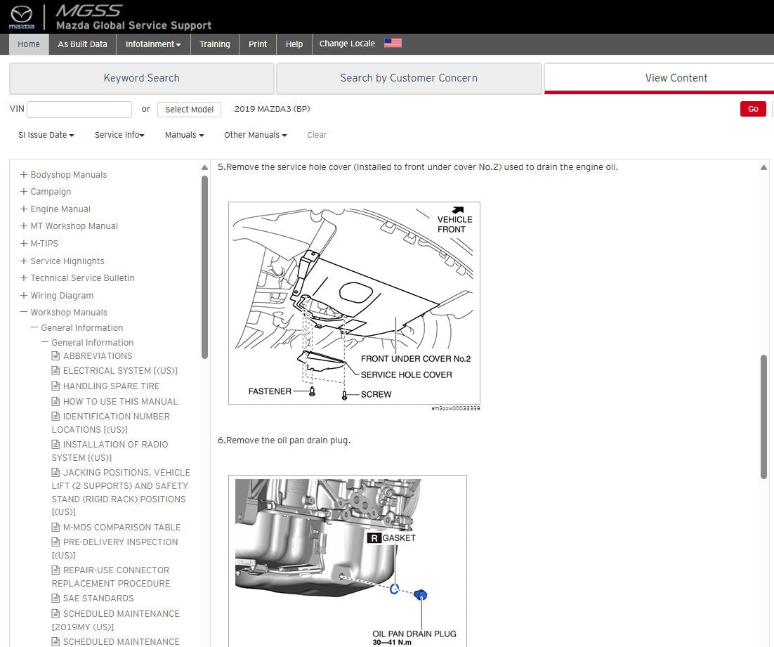 Werkstatthandbuch [Mazda 3] 2019-2025