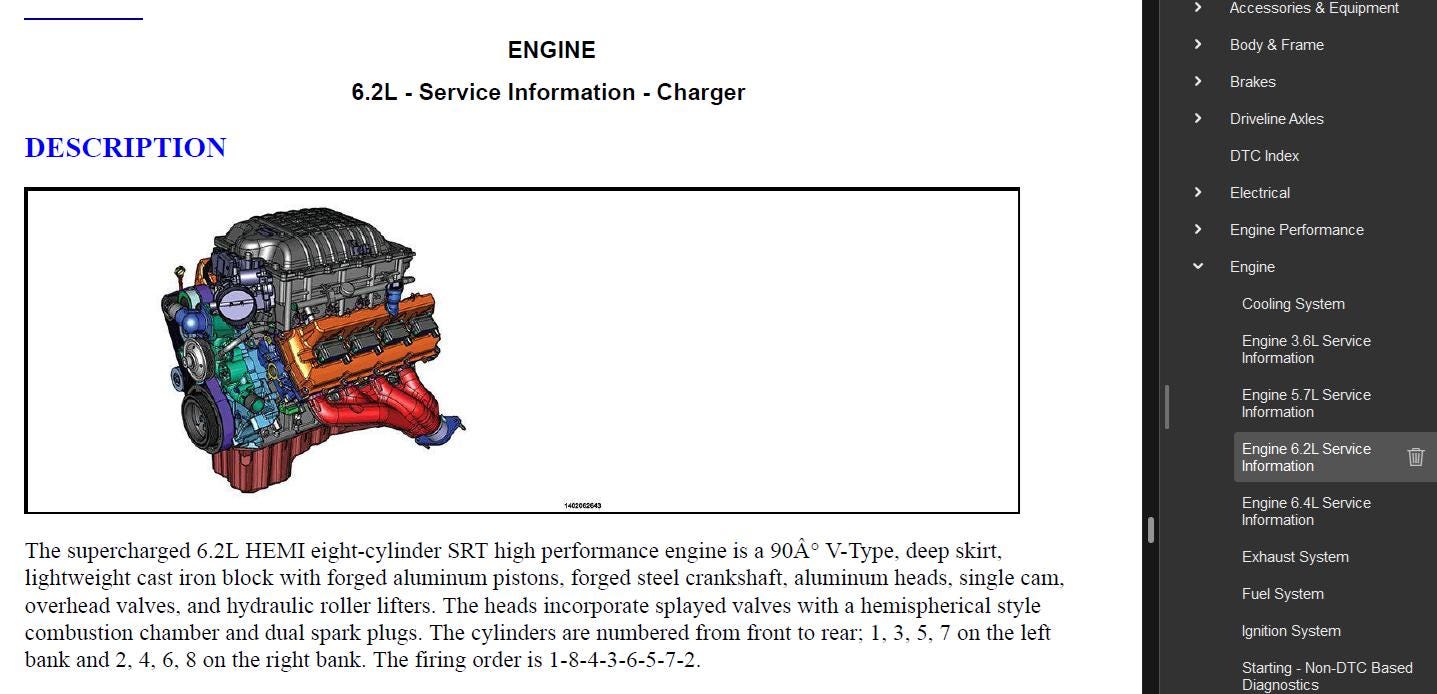 Workshop Manual [Dodge Charger] 2011-2023