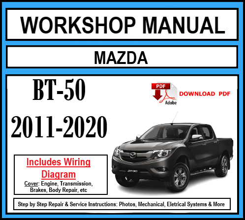Workshop Manual [Mazda BT-50] 2011-2020