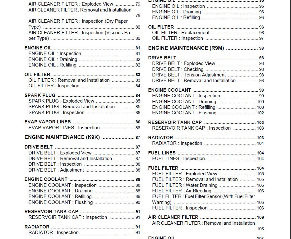 Workshop Manual [Nissan Qashqai] 2013-2021