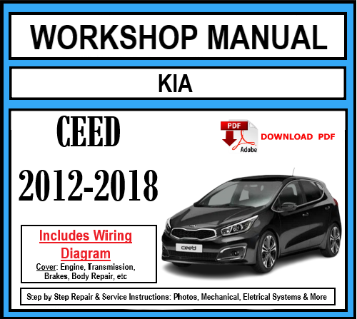 Workshop Manual [Kia Ceed] 2012-2018