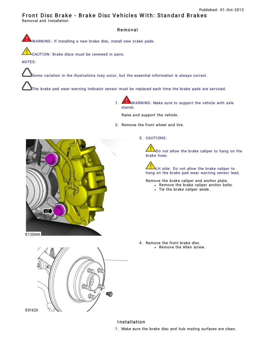 Workshop Manual [Range Rover Sport] 2005-2012