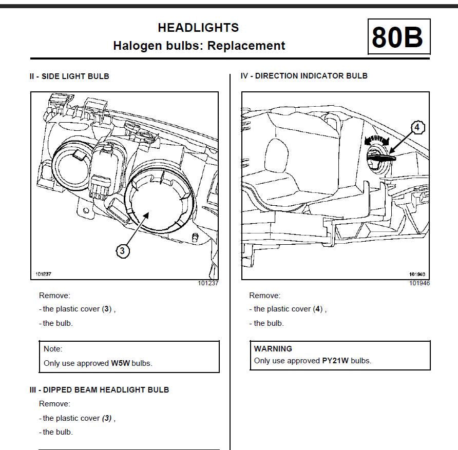 Workshop Manual [Renault Megane] 2002-2008