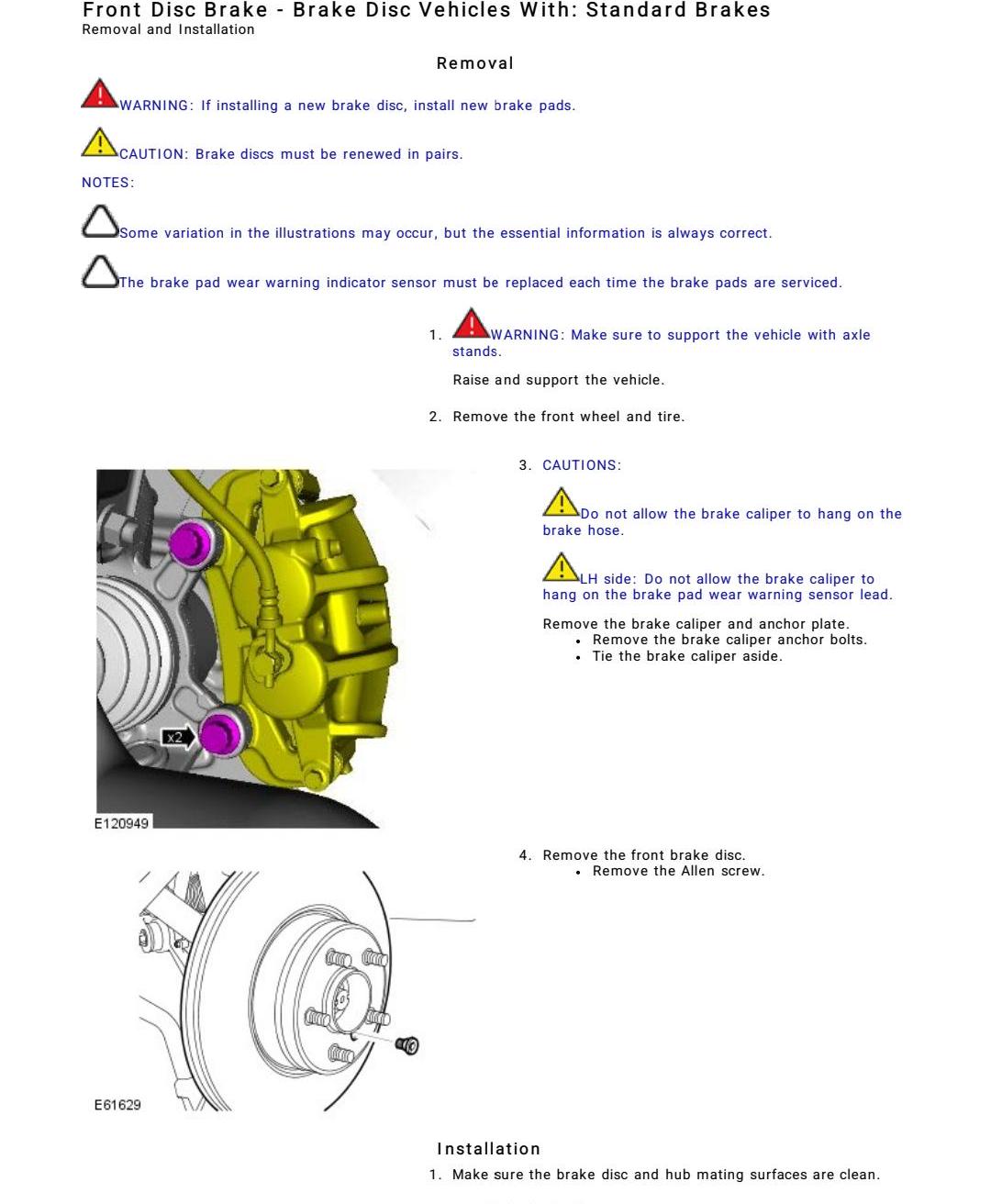 Workshop Manual [Range Rover Sport] 2013-2022