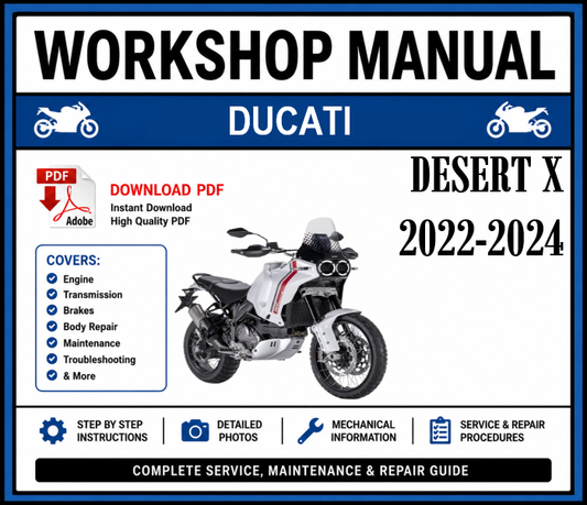 Workshop Manual [Ducati Desert X] 2022-2024