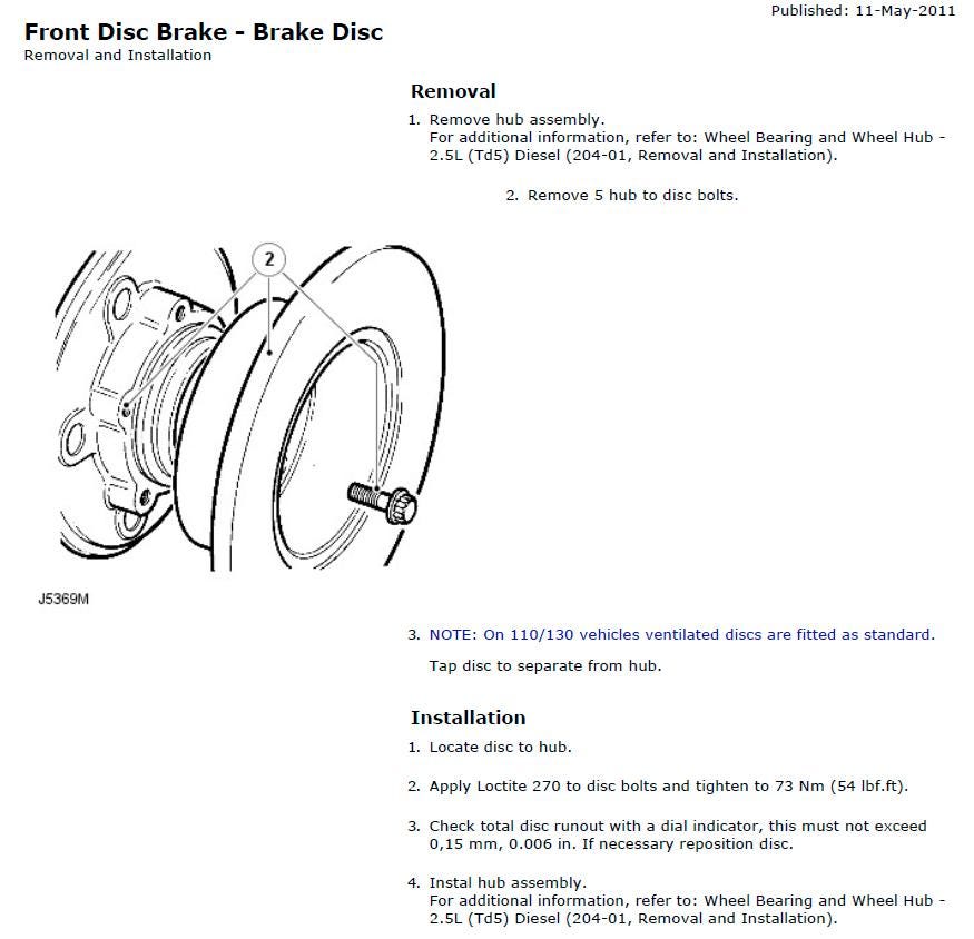 Workshop Manual [Land Rover Defender] 2007-2012