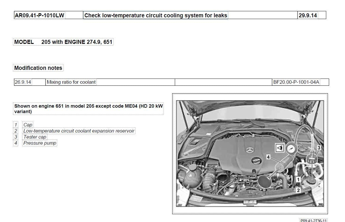 Workshop Manual [Mercedes C-Class] (W205) 2014-2021