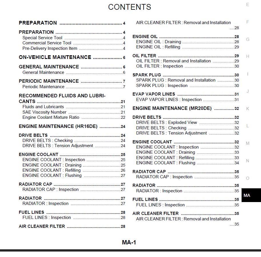 Workshop Manual [Nissan Qashqai] 2006-2013