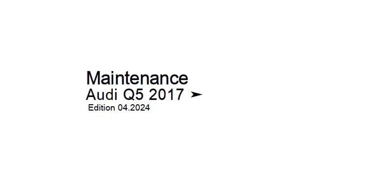 Werkstatthandbuch [Audi Q5/SQ5] 2017-2025