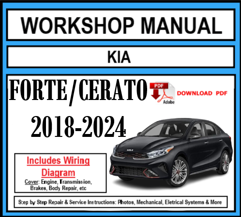 Workshop Manual [Kia Forte/Cerato] 2018-2024