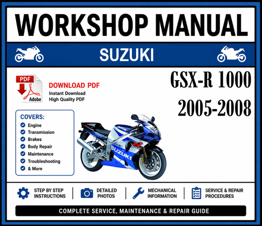 Workshop Manual [Suzuki GSX-R 1000] 2005-2008