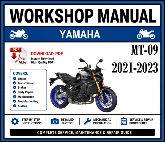 Workshop Manual [Yamaha MT-09] 2021-2023