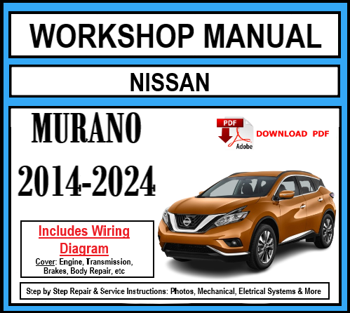 Workshop Manual [Nissan Murano] 2014-2024