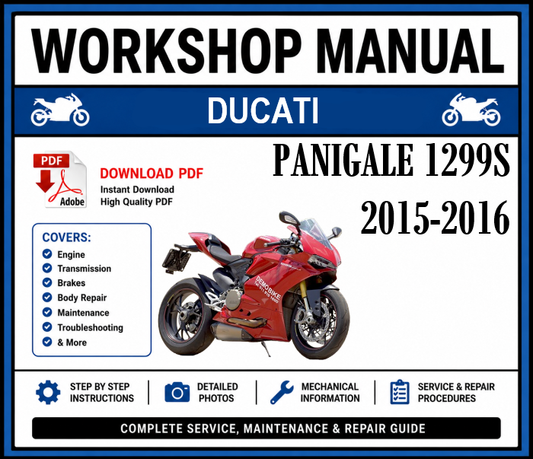 Workshop Manual [Ducati Panigale 1299S] 2015-2016