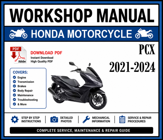 Workshop Manual [Honda PCX] 2021-2024