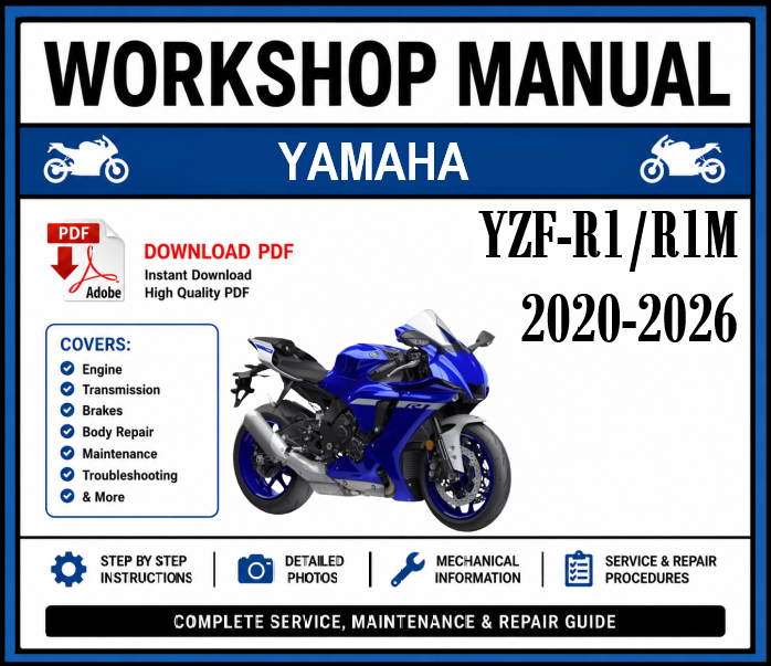 Workshop Manual [Yamaha YZF-R1/R1M] 2020-2026