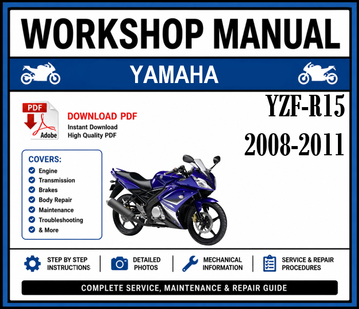 Workshop Manual [Yamaha YZF-R15] 2008-2011
