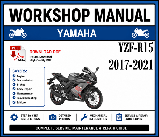 Workshop Manual [Yamaha YZF-R15] 2017-2021