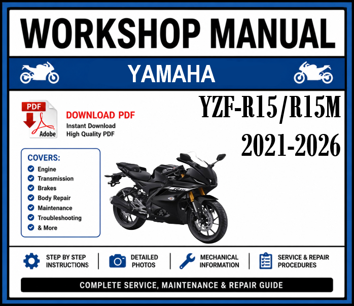 Workshop Manual [Yamaha YZF-R15/R15M] 2021-2026