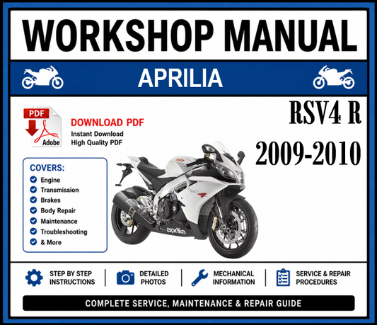 Workshop Manual [Aprilia RSV4 R] 2009-2010