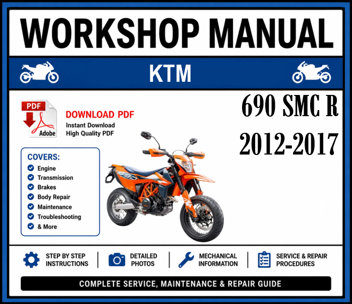 Workshop Manual [KTM 690 SMC R] 2012-2017