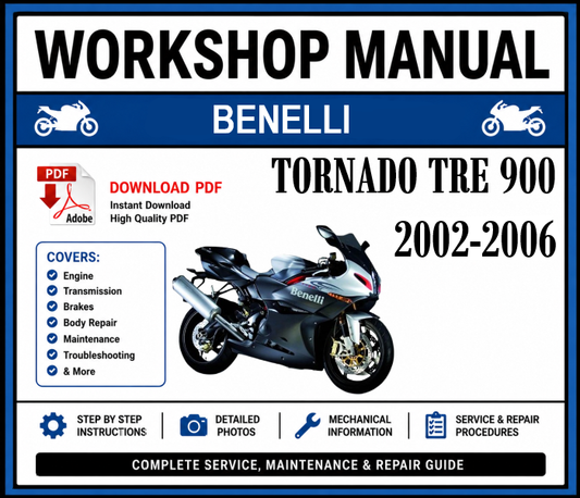 Workshop Manual [Benelli Tornado Tre 900] 2002-2006