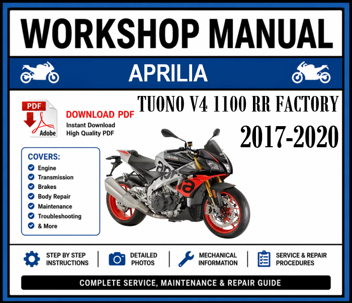 Workshop Manual [Aprilia Tuono V4 1100 RR Factory] 2017-2020