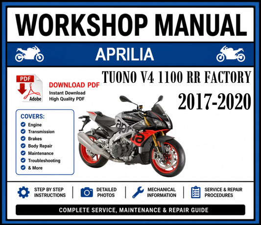 Workshop Manual [Aprilia Tuono V4 1100 RR Factory] 2017-2020