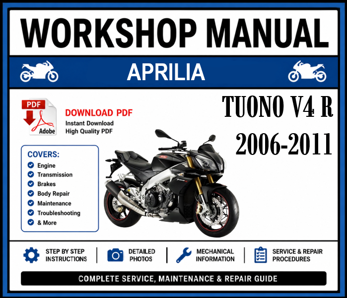 Workshop Manual [Aprilia Tuono V4 R] 2006-2011
