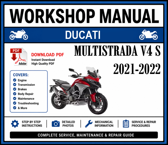 Workshop Manual [Ducati Multistrada V4 S] 2021-2022